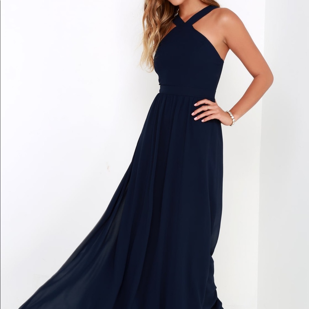 Navy blue LULUS dress